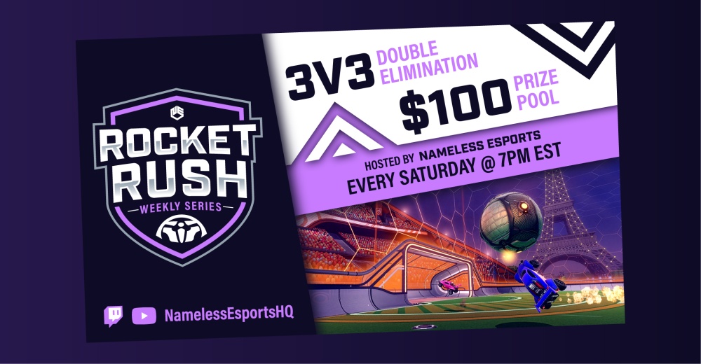 Thumbnail for Rocket Rush Logo Animation & Social Media Ad